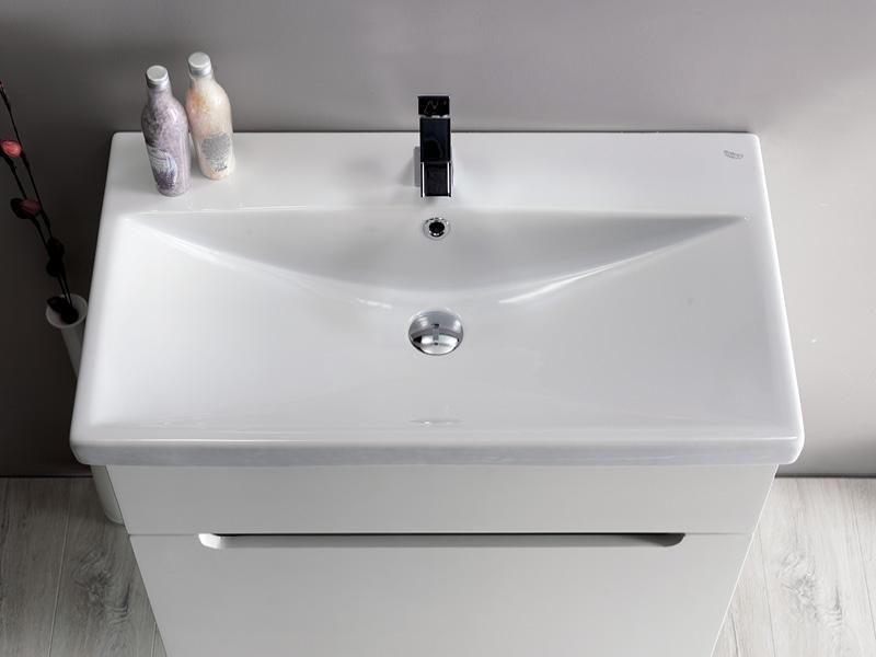 Turkuaz CeraStyle Elite White umivaonik (lavabo) 70x45x5 konzolni sa rupom za bateriju i prelivom 32100U