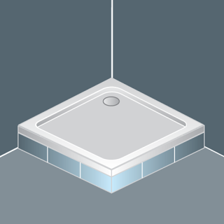 Kolpa San Evelin Tray Q White 90x90x4.2 tuš kada četvrtasta ugradna od sanitarnog akrila sa odlivom Ø90mm 593030