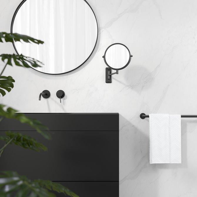 Geesa Nemox 600 Black držač peškira 916507-06-60