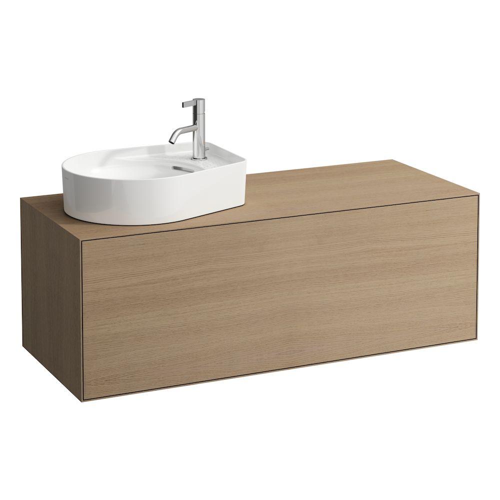 Laufen Val White umivaonik (lavabo) 50x40x12,5 nadgradni sa rupom za bateriju i prelivom 8.1228.1.000.104.1