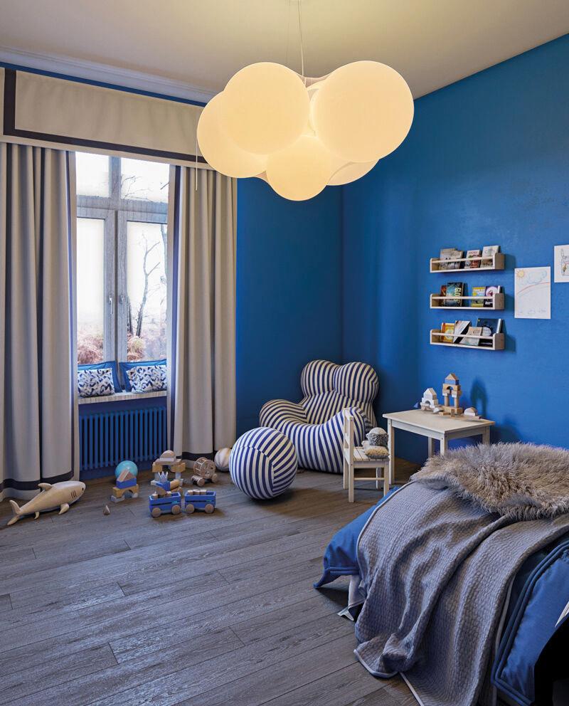 Axolight Cloudy White/White 3000K 92W 7602lm 220-240V AC 128x123x349 5xLED lampa visilica dimabilna SPCLOUDYBCXXLED