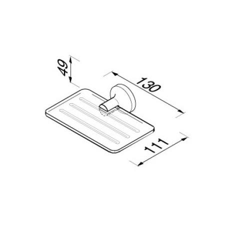 Geesa Tone Chrome držač sapuna 917343-02