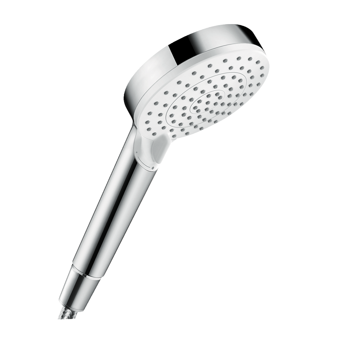 Hansgrohe Crometta 100 Chrome tuš set: ručni tuš sa 2 mlaza, Isiflex 1600 crevo za tuš i usponska šipka sa kliznim držačem i policom 26553400