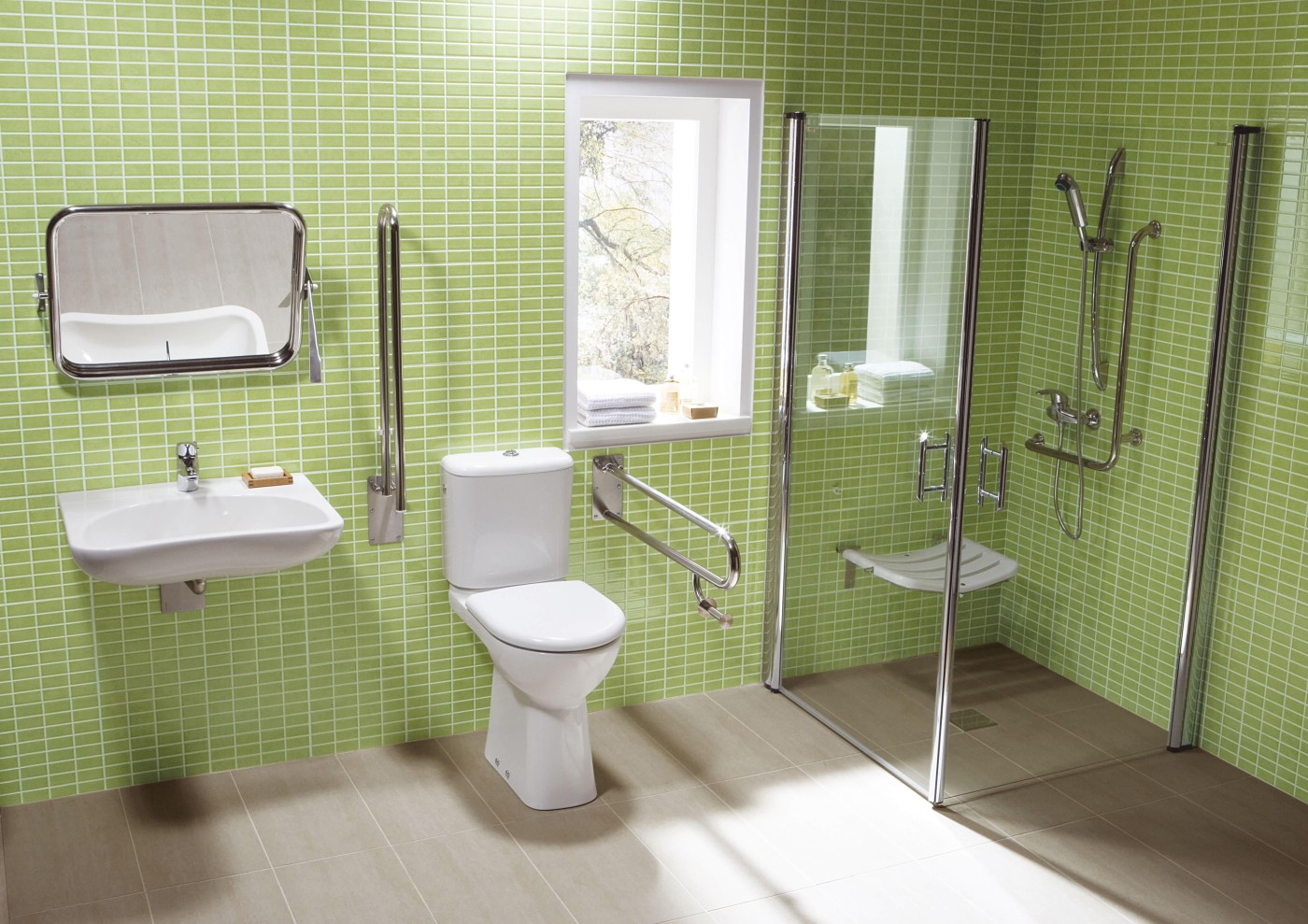 Jika Universum Chrome zidni rukohvat fiksni dužine 60cm 3.8972.1.003.000.1