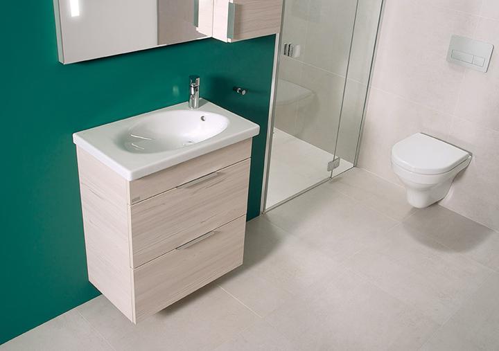 Jika Tigo White umivaonik (lavabo) 65x38,5x0,4 konzolni sa rupom za bateriju desno i sa prelivom 8.1221.6.000.106.1
