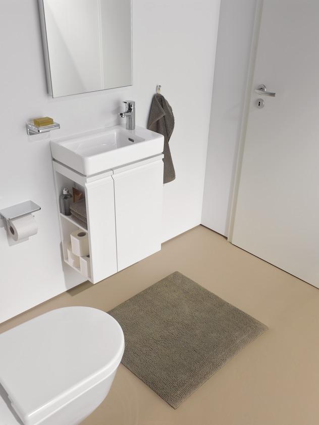 Laufen Pro S White umivaonik (lavabo) 48x28x8,5 konzolni sa rupom za bateriju desno i sa prelivom 8.1595.4.000.104.1
