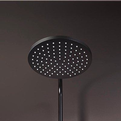 Hansgrohe Vernis Blend EcoSmart 200 Matt Black nadglavni tuš sa 1 mlazom okrugli 26277670