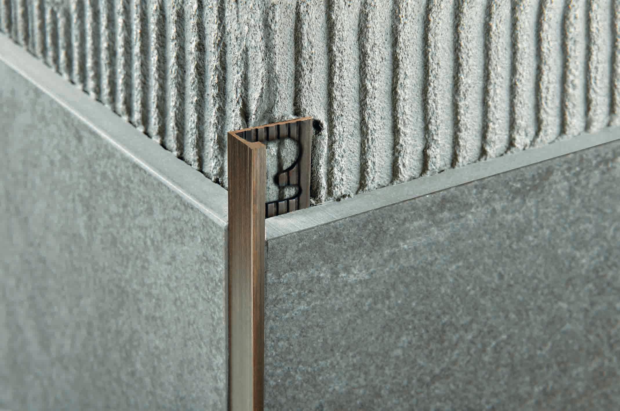 Progress Profiles Proterminal 12,5mm Antique Brass PTOB125 lajsna (profil) ugaona mesingana za pločice dužine 2,7m u termofoliji