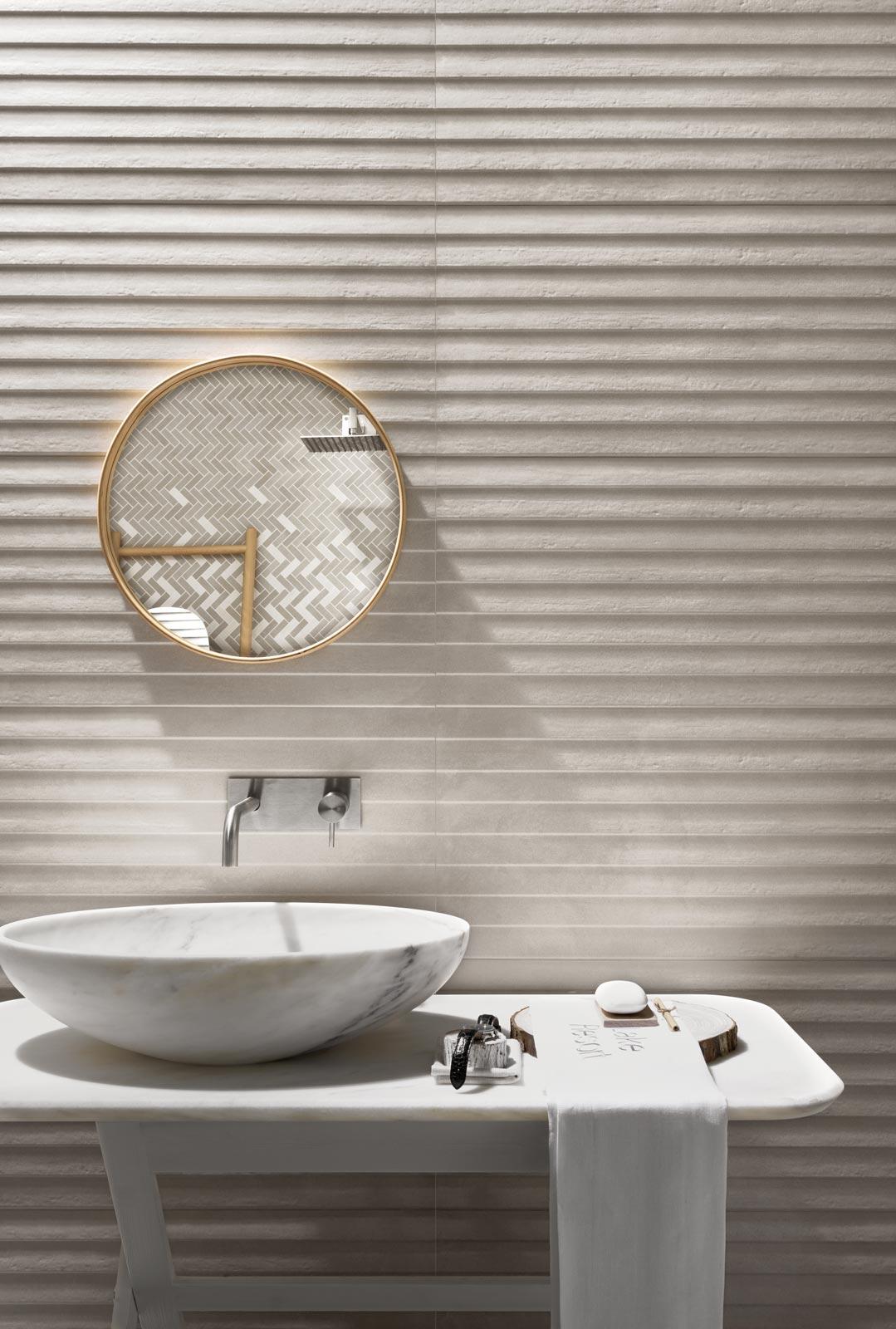 Ragno Terracruda Struttura Verso 3D Sabbia R693 40x120 8mm Naturalle/Matt Rett pločica 2.400 38.400