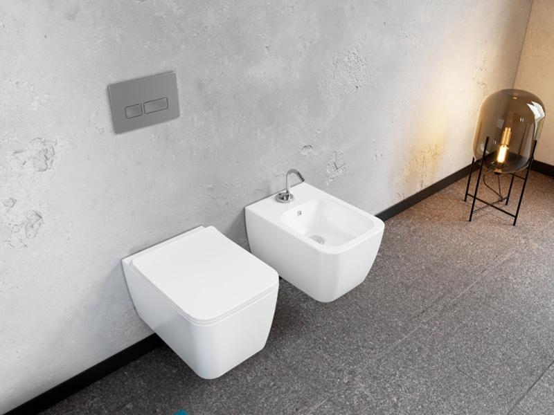 Turkuaz CeraStyle Hera White Rimless WC šolja konzolna 37x51,8x36,9 19700W