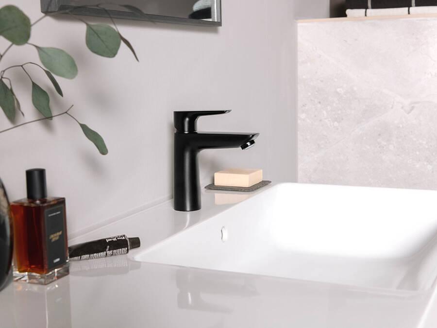 Hansgrohe Talis E 110 Matt Black baterija (slavina) za umivaonik 71712670