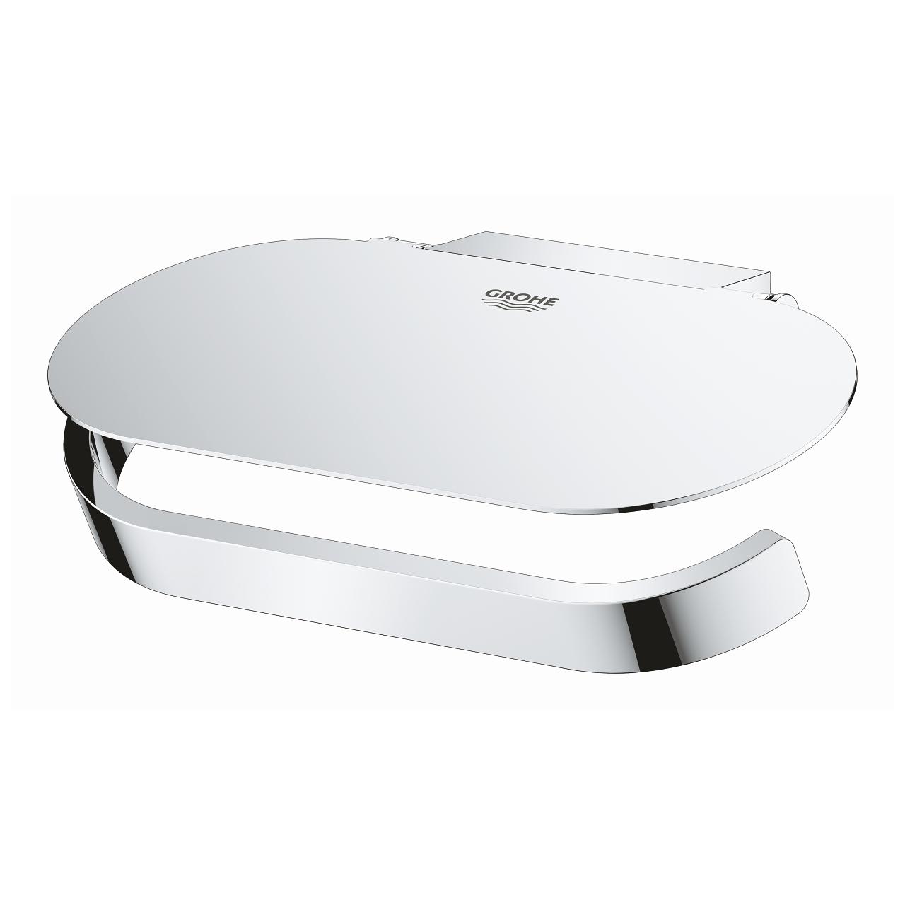 Grohe Selection 150/85 Chrome držač rolne toalet papira sa poklopcem zidni 41069000