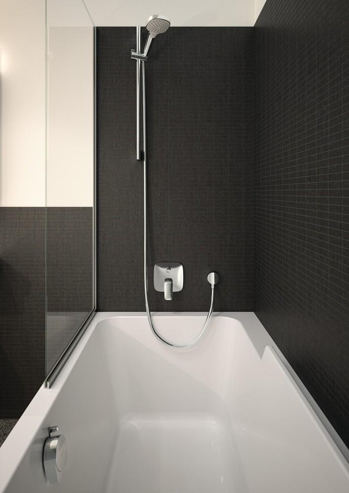 Hansgrohe Talis E Matt Black mešač sa prebacivačem 71745670