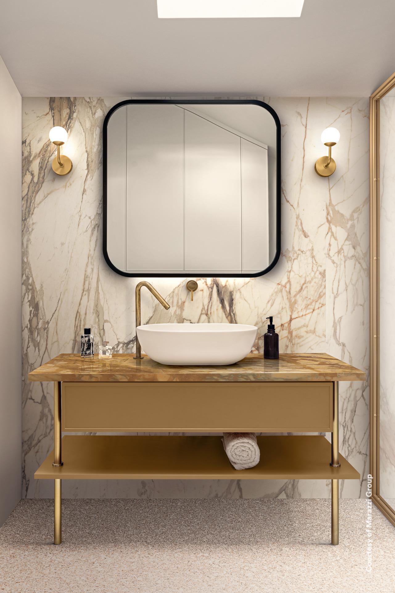 Marazzi Marble Calacatta Vena Vecchia M7S9 160x320 6mm Grande Lux Stuoiato / With Mesh pločica podno-zidna 5.120 71.680