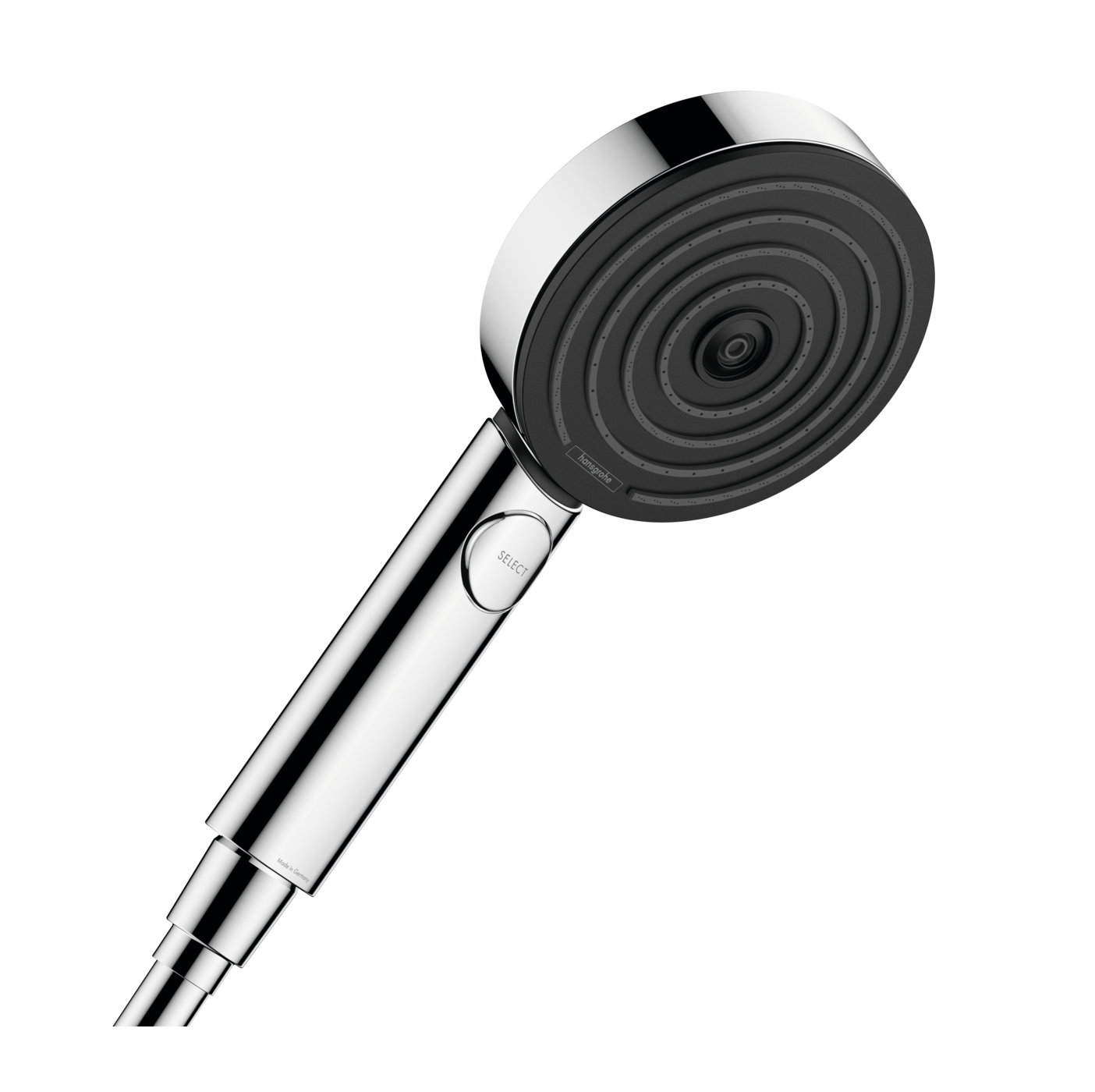 Hansgrohe Pulsify Select S Chrome tuš set: ručni tuš sa 3 mlaza, držač za ručni tuš, Isiflex 1600 crevo za tuš 24303000