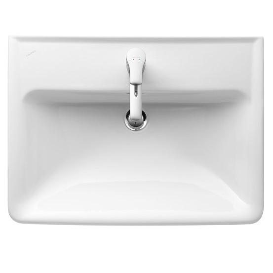 Laufen Pro White umivaonik (lavabo) 55x48x11,5 konzolni i nadgradni sa rupom za bateriju i prelivom 8.1795.1.000.104.1