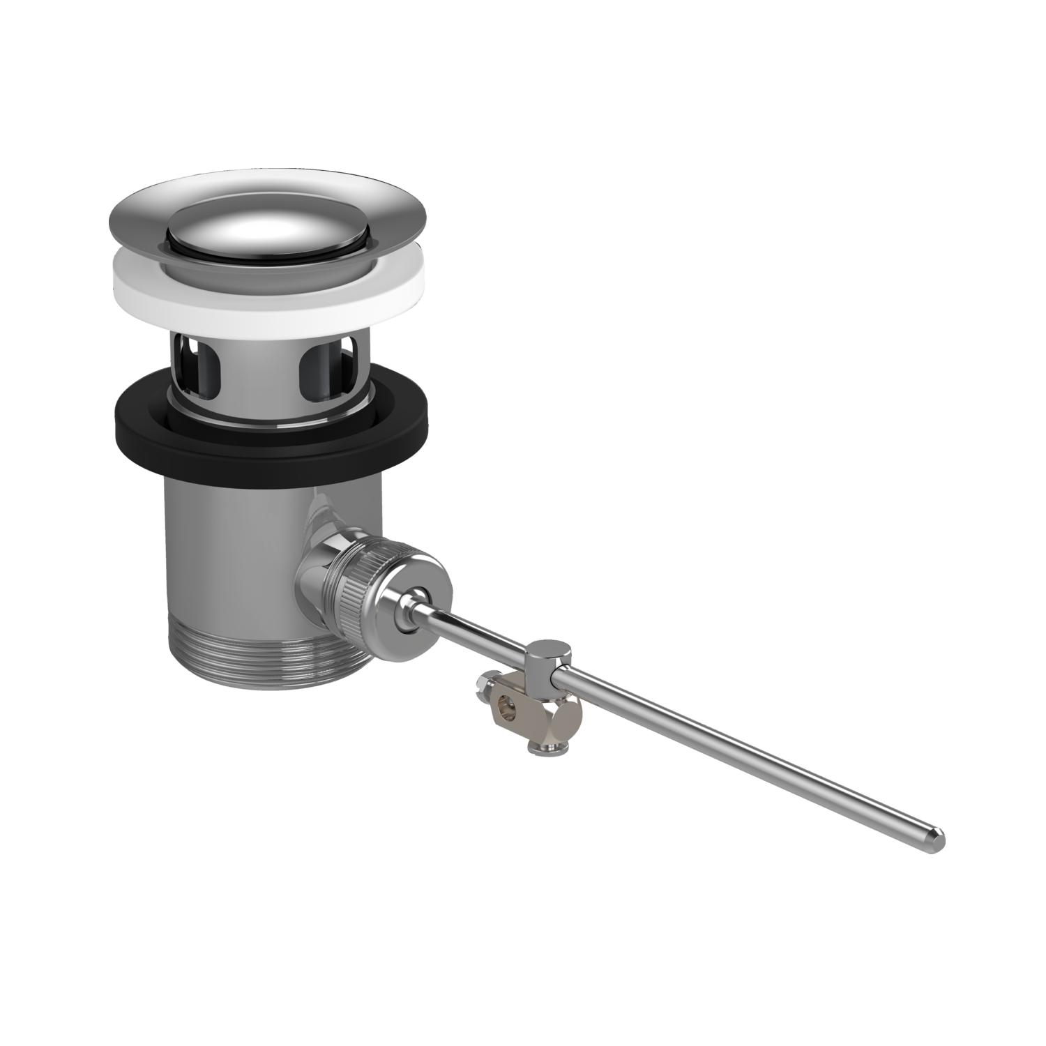 Hansgrohe Ecos 50 Chrome baterija (slavina) za bide sa odlivnim ventilom sifona pop-up 14082000