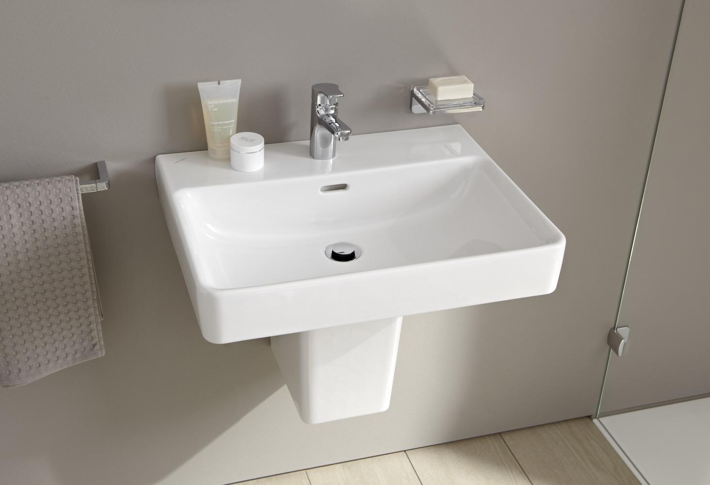 Laufen Pro S White umivaonik (lavabo) 55x46,5x9,5 konzolni sa rupom za bateriju 8.1096.2.000.104.1