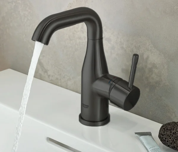 Grohe Essence 160 Phantom Black baterija (slavina) za umivaonik 24176KF1