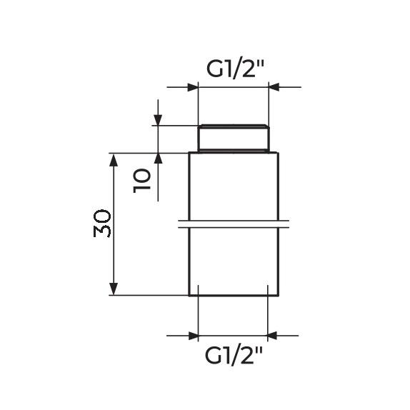 Rosan Chrome produžetak 1/2