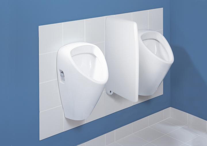 Jika Golem White pisoar 30,5x34x53,5 sa vidljivim dovodom, skrivenim odvodom i vidljivim kačenjem 8.4306.1.000.000.1