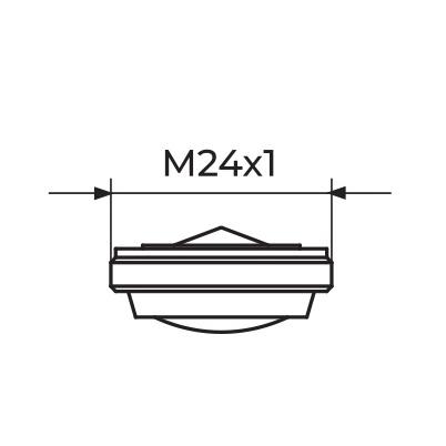 Rosan Neoperl M24 Chrome Coin Slot-JT,JO perlator PPM24CS