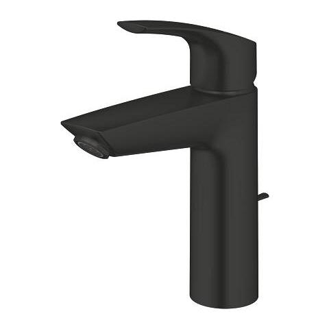 Grohe Eurosmart Black Matt baterija (slavina) za umivaonik i odlivnim ventilom sifona pop-up 121mm  233222433