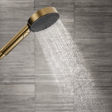 Hansgrohe Pulsify Select S Relaxation EcoSmart 105 Brushed Bronze ručni tuš sa 3 vrste mlaza 24111140