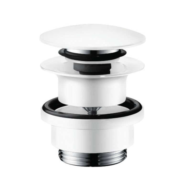 Hansgrohe Metropol 260 Matt White Air Power EcoSmart baterija (slavina) za umivaonik sa odlivnim ventilom sifona push-open metalnim 32512700