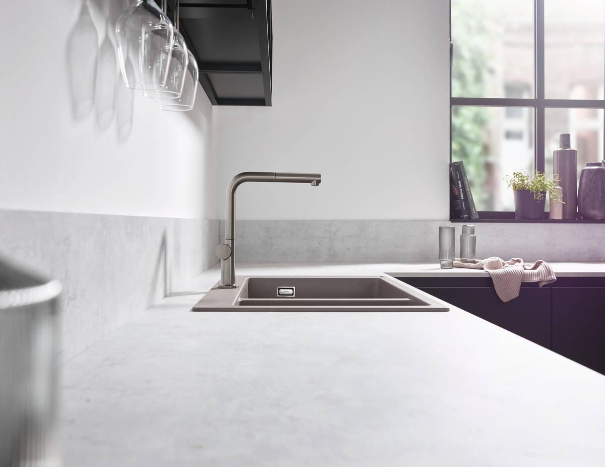 Hansgrohe Talis M54 270 Chrome baterija (slavina) za sudoperu sa izvlačećim tušem 1 mlaz 72808000