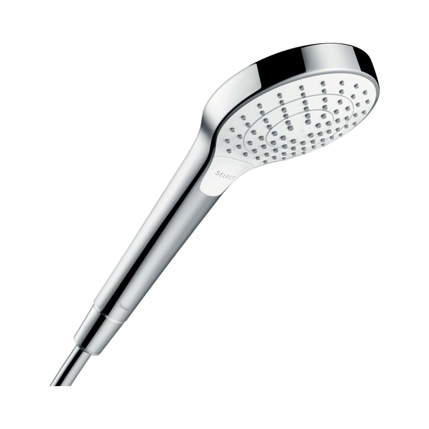Hansgrohe Croma Select S tuš set: ručni tuš sa 3 mlaza, držač za ručni tuš, Isiflex 1600 crevo za tuš 26411400