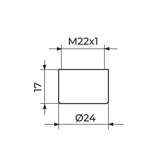 Rosan Neoperl M22 Honeycomb perlator PPM22N