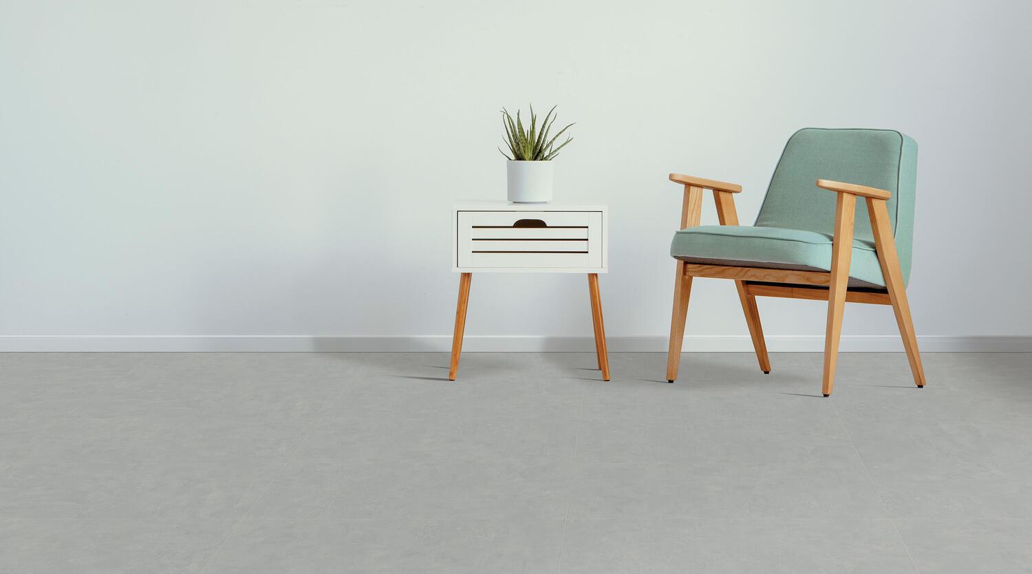 Tarkett ModularT 7 Tile Glue-Down Stucco Grey 257022071 50x100 2,5mm LVT obloga koja se lepi sa duboko oborenim ivicama 4.000 280.000