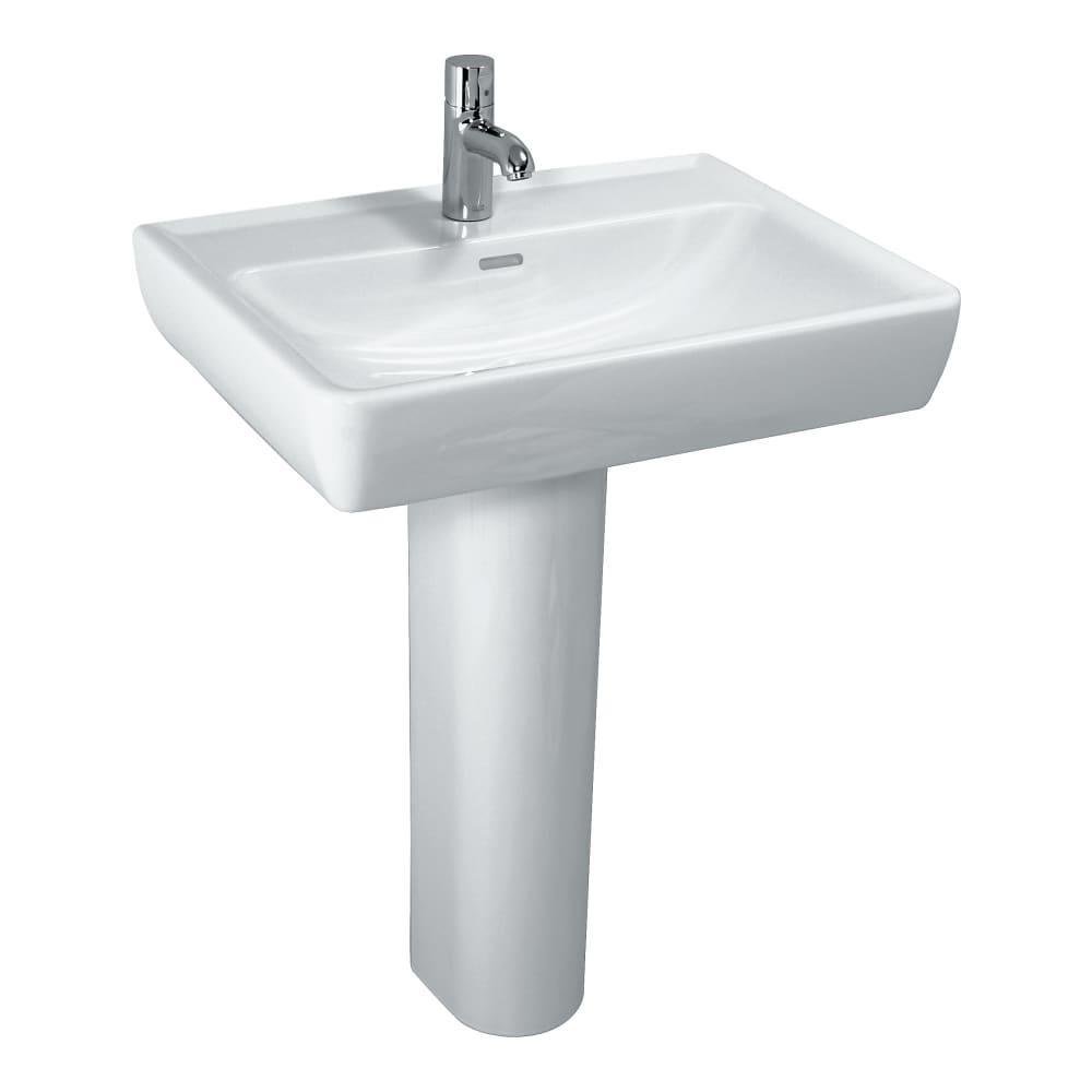 Laufen Pro White umivaonik (lavabo) 60x48x11,5 konzolni i nadgradni sa rupom za bateriju i prelivom 8.1895.2.000.104.1