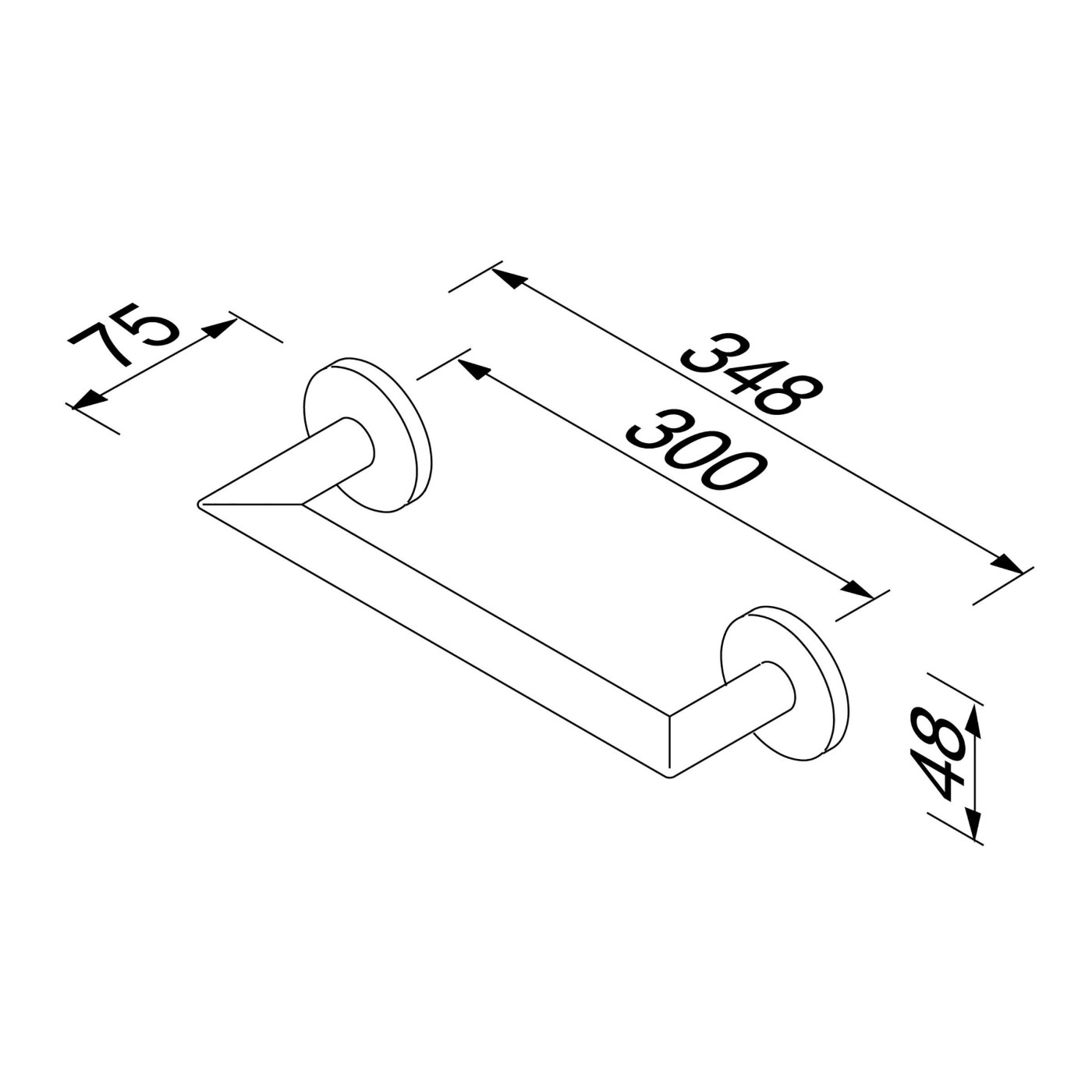 Geesa Nemox 300 Chrome rukohvat 916506-02