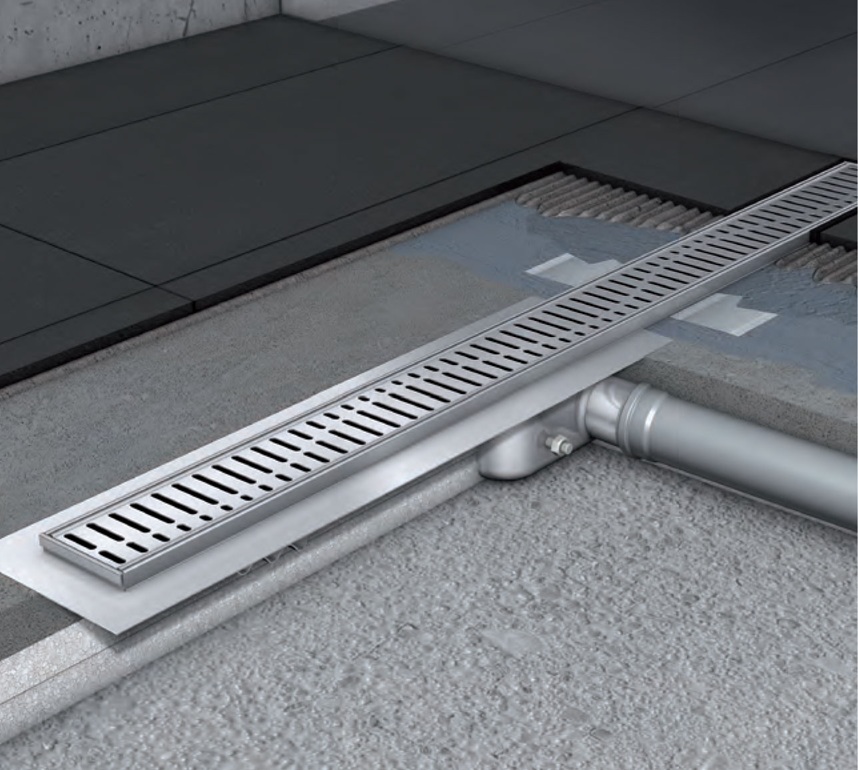 Aco ShowerDrain<sup>®</sup> E+ 1185 Wave rešetka za telo kanala 3019691