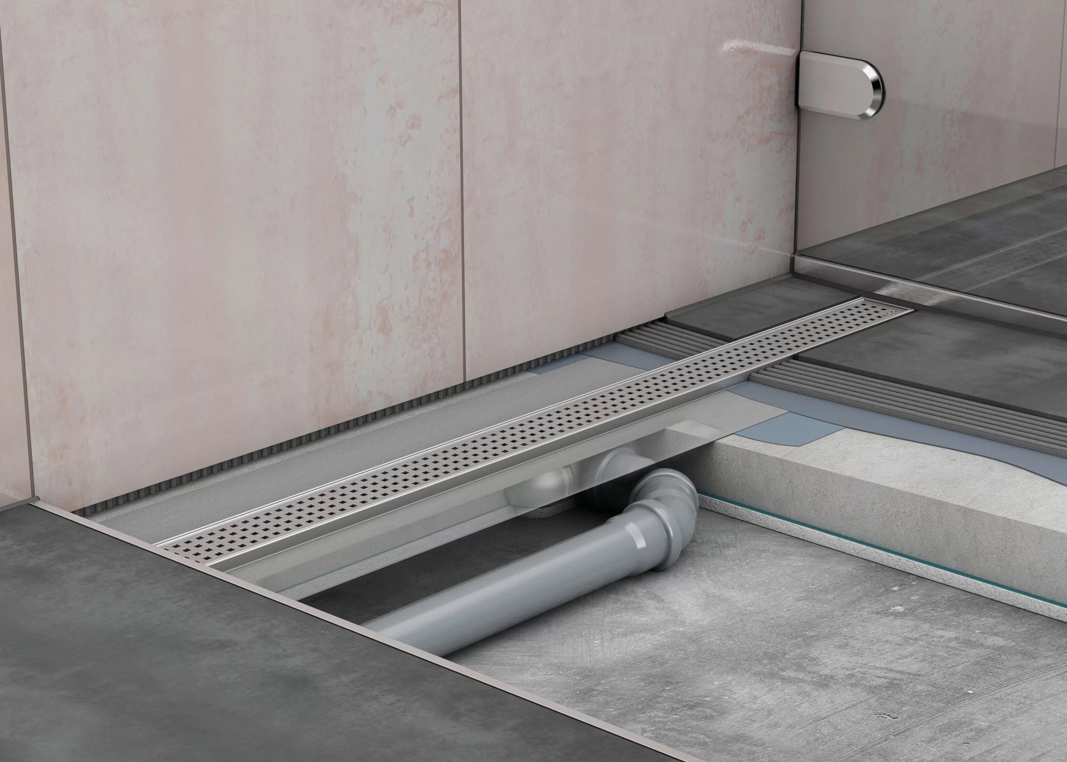 Aco ShowerDrain<sup>®</sup> E+ 685 Quadrato rešetka za telo kanala 3019882