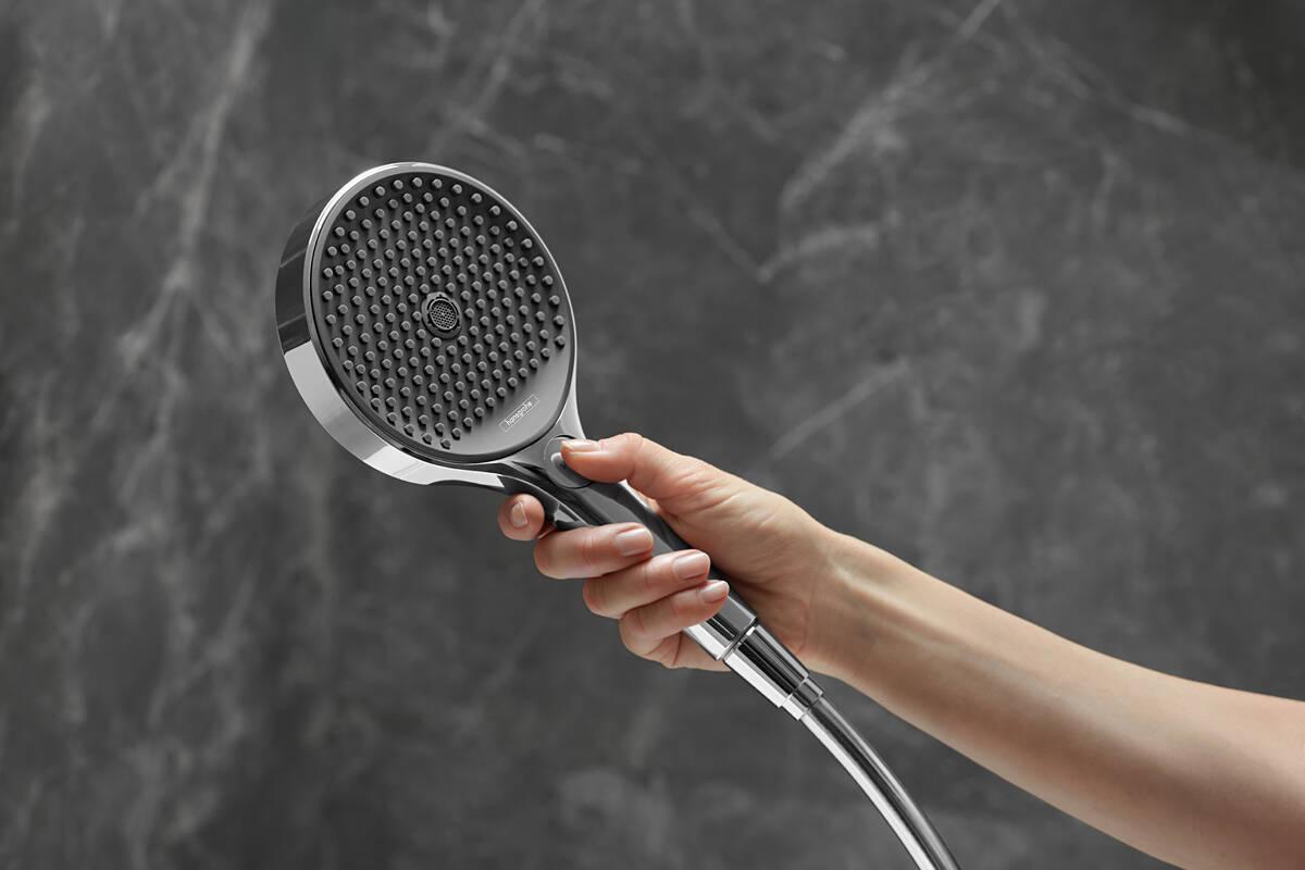Hansgrohe Rainfinity 130 Chrome ručni tuš sa 3 vrste mlaza 26864000