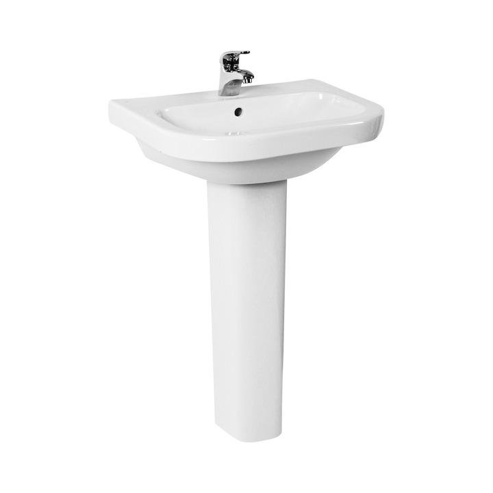 Jika Deep White umivaonik (lavabo) 60x45x19 konzolni sa rupom za bateriju i sa prelivom 8.1261.3.000.104.1