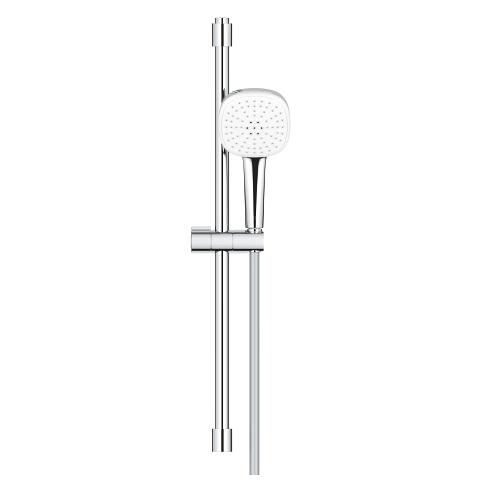 Grohe Tempesta Cube 110 Chrome ručni tuš sa 2 vrste mlaza, usponskom šipkom, kliznim držačem i Relexaflex 1750mm crevom 27578003