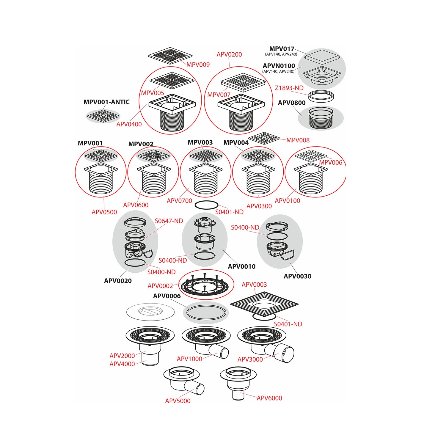 Alca Drain APV2 105x105 Chrome podni slivnik sa visinom ugradnje 138-224mm, mokrim sifonom, pokrivnom perforiranom rešetkom od nerđajućeg čelika debljine 5mm i vertikalnim odvodom Ø50mm