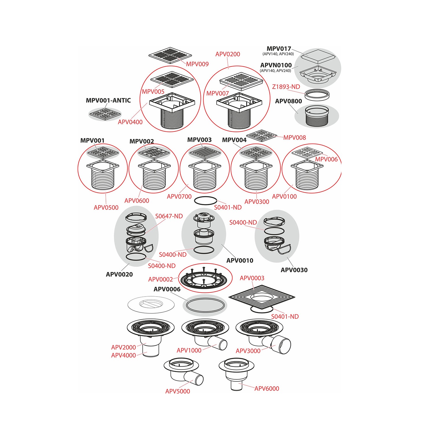 Alca Drain APV31 105x105 Chrome podni slivnik sa visinom ugradnje 88-174mm, Smart sifonom sa zatvaračem mirisa, pokrivnom perforiranom rešetkom od nerđajućeg čelika debljine 5mm i horizontalnim odvodom Ø50mm