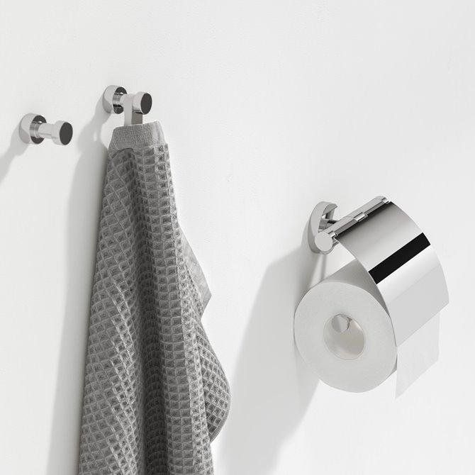 Geesa Nemox Chrome držač toalet papira sa poklopcem 916508-02