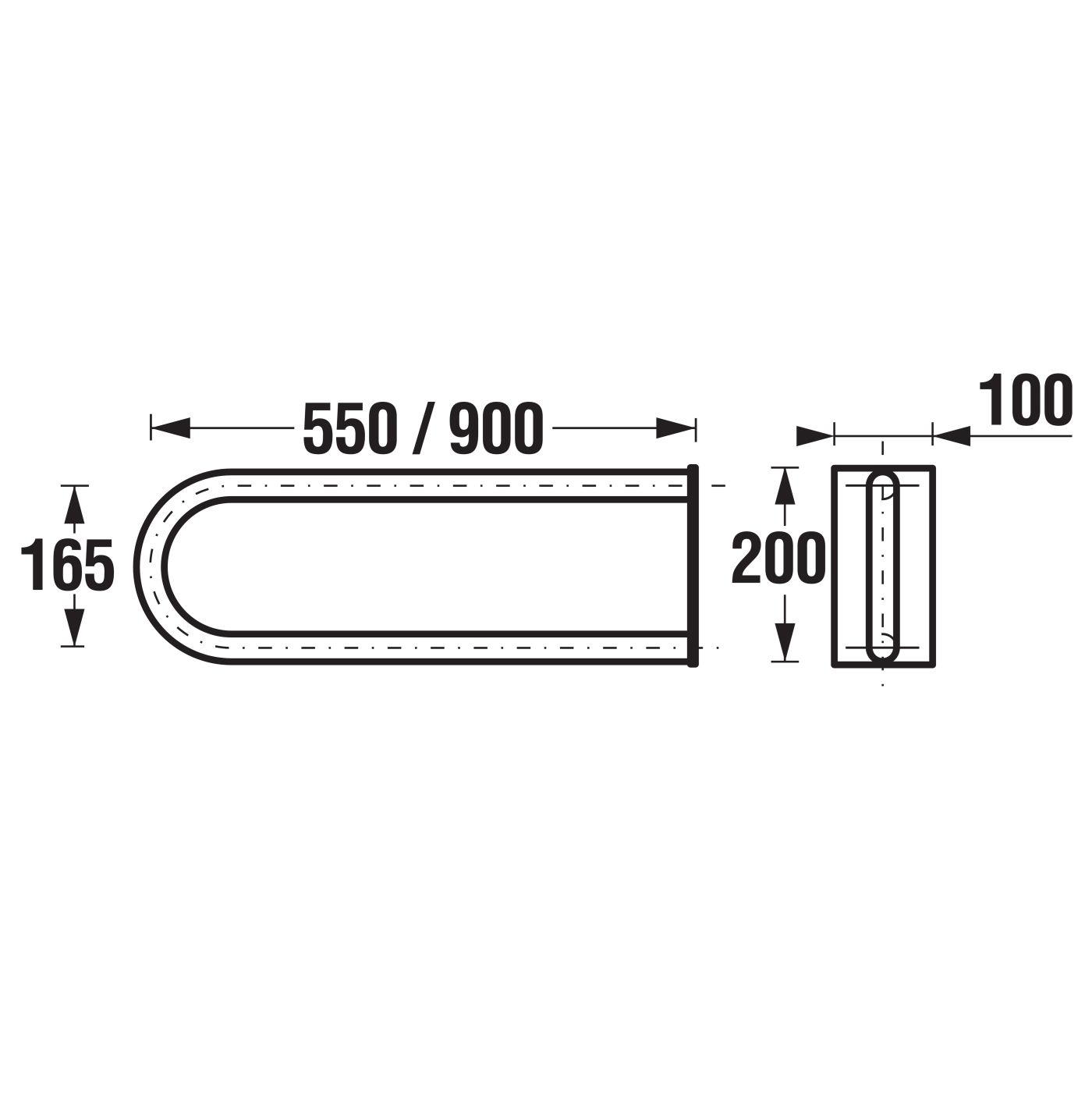 Jika Universum White rukohvat za osobe sa invaliditetom fiksni 3.8971.4.000.000.1
