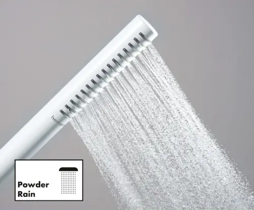 Hansgrohe Pulsify S EcoSmart 100 Matt White ručni tuš sa 1 vrstom mlaza 24125700