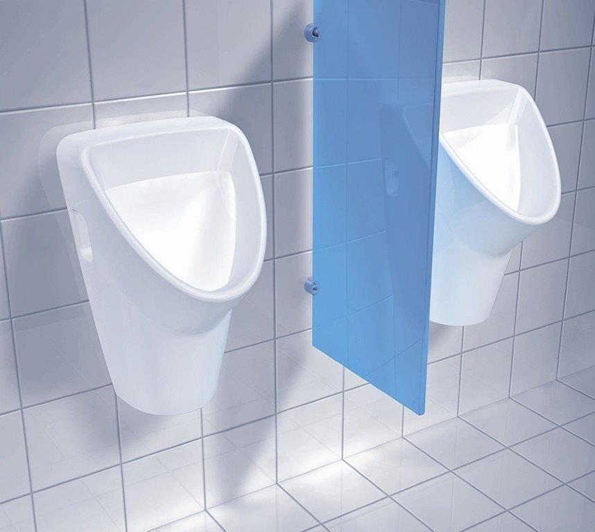 Jika Livo White pisoar 36x57,5x33 sa vidljivim dovodom, skrivenim odvodom i vidljivim kačenjem 8.4020.1.000.000.1