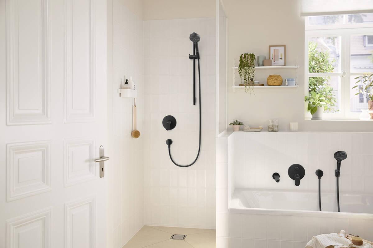 Hansgrohe Rebris S Matt Black mešač okrugli 72667670