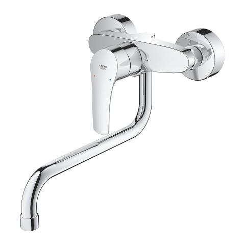 Grohe Eurosmart Chrome baterija (slavina) za sudoperu sa pokretnim izlivom donjim 32224003