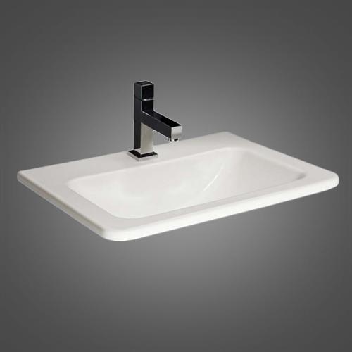  Jika Cubito Pure White umivaonik (lavabo) 55x41x2 ugradni sa rupom za bateriju i sa prelivom 8.1742.2.000.104.1