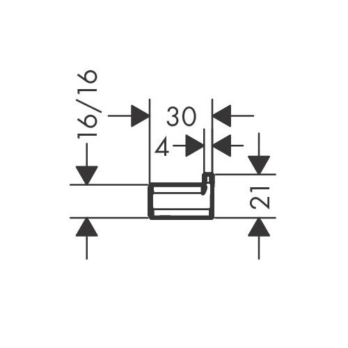 Hansgrohe AddStoris Matt Black kukica (vešalica) za peškir 41742670